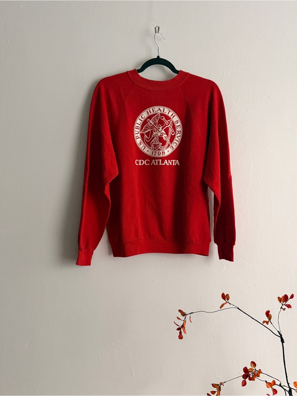 Rare Vintage CDC Atlanta Red Crewneck Sweatshirt